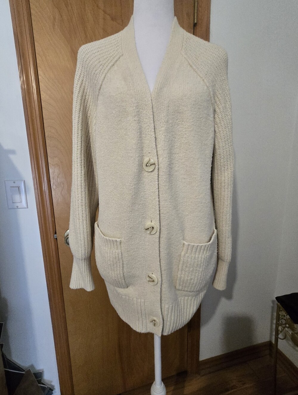 Jessica Simpson Cozy Button-Front Women's Cardigan Size S